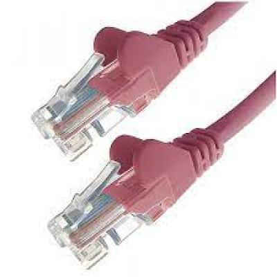 C2G Cat6 Booted Unshielded (UTP) Network Patch Cable - Patch cable - RJ-45 (M) to RJ-45 (M) - 1.5 m - UTP - CAT 6 - molded, snagless, stranded - pink